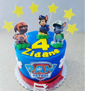 Blue Paw Patrol kids cake for delivery within Trinidad and Tobago