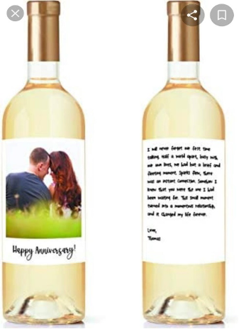 Custom wine label for delivery to Trinidad and Tobago
